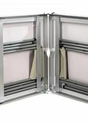 Стол и стулья для пикника folding table t-02 белый 2