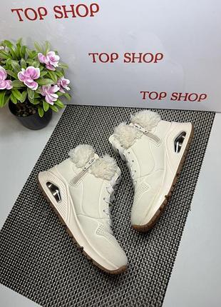 Оригінальні високі дитячі кросівки skechers 5