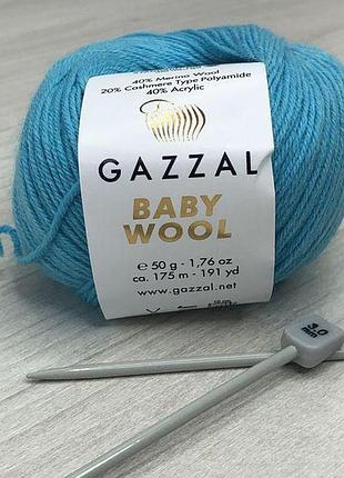 Пряжа gazzal – baby wool колір 820