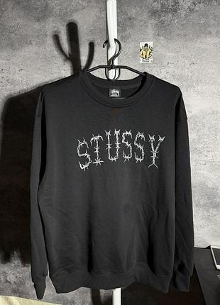 Чоловічий світшот stüssy чорний розмір m