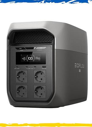 Зарядная станция ecoflow delta 3 max eu 2400 вт / 2048 вт·ч, lifepo4, ибп