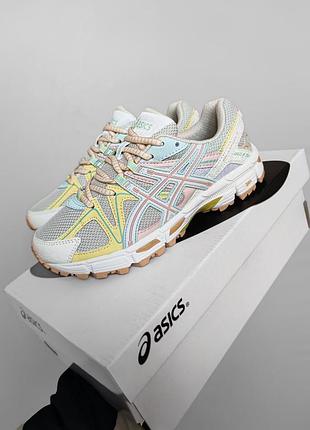 Asics gel kahana 8 blue/yellow 2