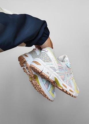 Asics gel kahana 8 blue/yellow 6