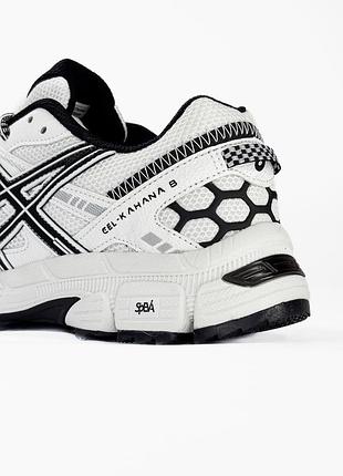 Asics gel kahana 8 white/black 9