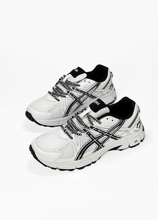 Asics gel kahana 8 white/black 6