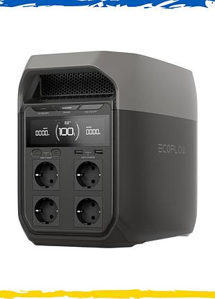 Зарядная станция ecoflow delta 3 eu 1800 вт / 1024 вт·ч, lifepo4, ибп