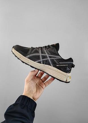 Asics gel kahana 8 black/beige 2