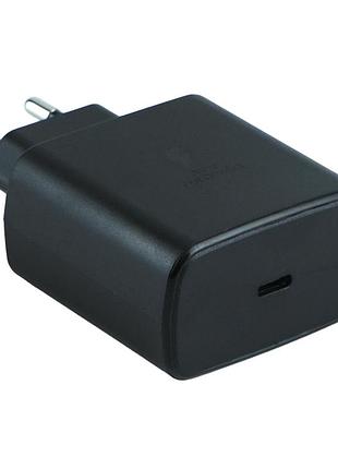 Блок живлення samsung type-c pd 45w кабель type-c to type-c 1:1 технології pd/pps з напругою 3.3-11.0v black