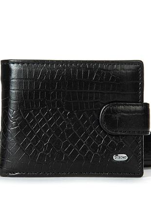 Podium кошелек classic мужской croco кожа dr. bond m14cr1 black