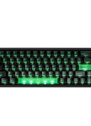 Игровая проводная магнитная клавиатура atk rs6 air / 65% / ice blade / 8000 гц / hot-swap / black / черный