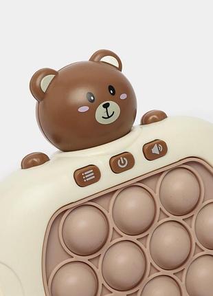 Іграшка антистрес pop it pro bear brown 4