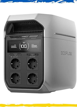 Зарядная станция ecoflow delta 3 plus eu 1800 вт / 1024 вт·ч, lifepo4, ибп
