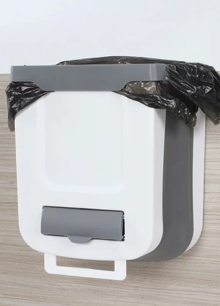 Мусорное ведро на дверь foltable trash bin маленькое
