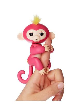 Інтерактивна ручна мавпочка wow wee fingerlings розумна дитяча іграшка