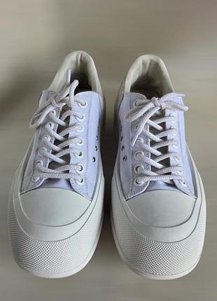 Комбинированные кеды унисекс alexander mcqueen deck plimsoll 4