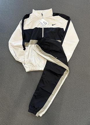 Спортивний костюм чоловічий nike чорно-білий
