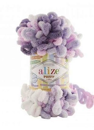 Пряжа puffy color 6305 5шт/уп тм alize