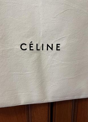 Сумка-пильник celine білий текстиль 2
