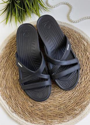 Шльопанці crocs жіночі чoпні на платформі нові