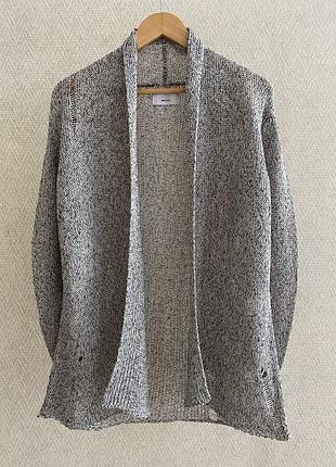 Язной льняной кардиган zadig &amp; voltaire (оригинал, имталия), s