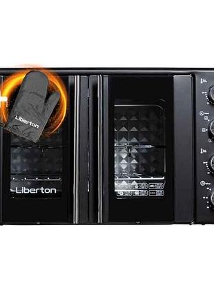 Електродуховка 2000вт 50л leo-500 black тм liberton