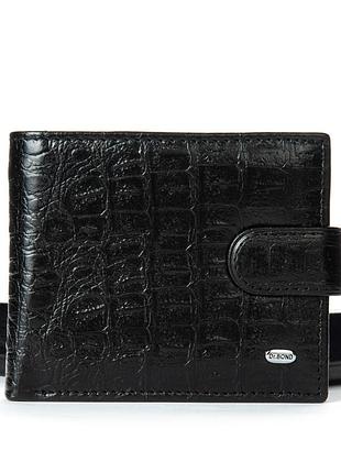 Podium кошелек classic мужской croco кожа dr. bond m3cr1 black