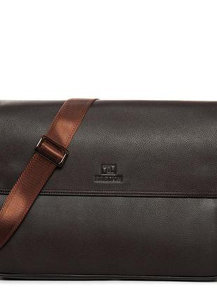 Podium сумка мужская портфель кожа bretton 3710-7 brown