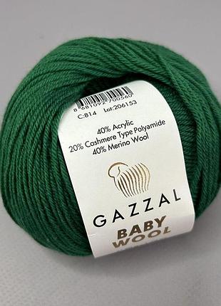 Пряжа gazzal – baby wool колір 814