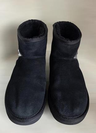 Замшевые угги ugg classic mini star 4