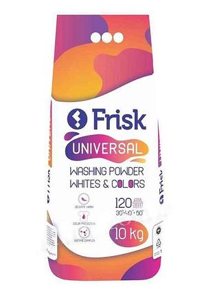 Порошок д/прання руч/авт universal 10кг тм frisk