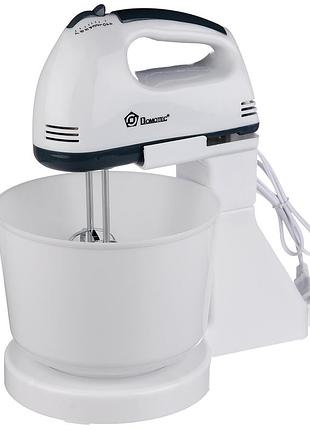 Ручной миксер с чашей domotec ms 1366