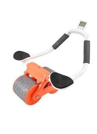 Тренажер для пресса и растяжки мышц фитнес колесо power stretch roller