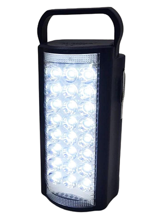 Фонарь переносной светодиодный 24 led alfarid th-2606 с повербанком 30000 mah черный