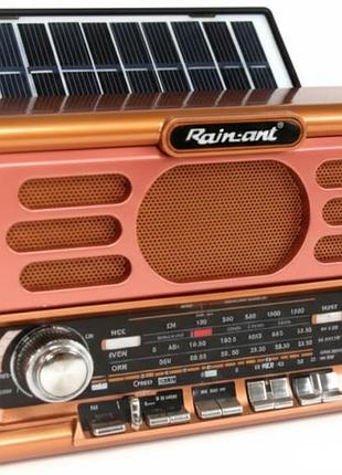 Радіоприймач зі знімним акумулятором, bluetooth, usb, sd і сонячною панеллю 15 см10 см7 см golon rx-bt6061s