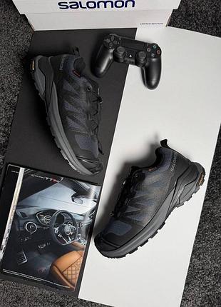 Salomon x-adventure gtx bluish grey black