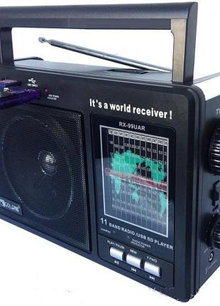 Всехвильовий радіоприймач golon rx-99uar usb/cd mp3