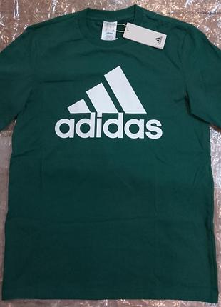Футболка чоловіча adidas зелена s