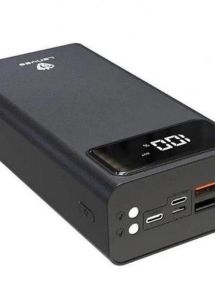 Зовнішній акумулятор power bank lenyes px491 40000mah