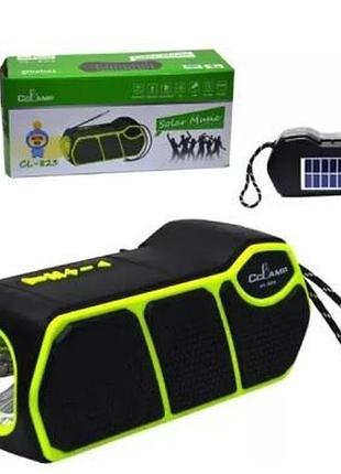 Портативна сонячна автономна система solar gd-lite-11 + fm радіо + bluetooth