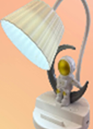 Настільна лампа з фігуркою космонавта led mini lamp