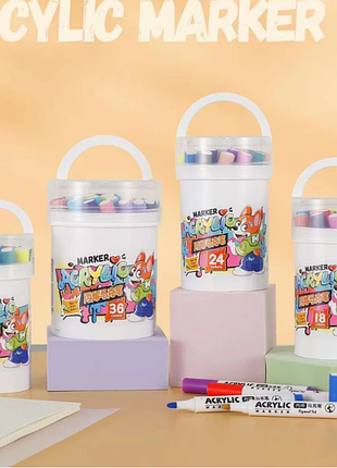 Акварельные маркеры 12 цветов water color pen 635-12 набор двусторонних акварельных маркеров