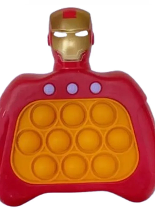 Електронний попит антистрес міні консоль pop it iron man