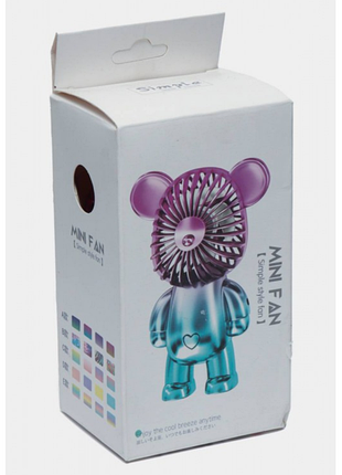 Портативный мини-вентилятор simple style fan "мишка" usb