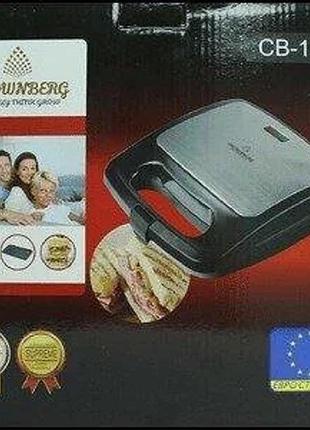 Сендвичница sandwich maker crownberg cb 1070 3