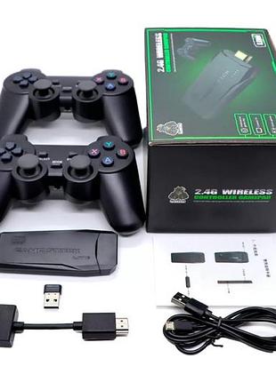Ігрова приставка + 2 джойстики 2.4g game stick lite (m8) (4k)