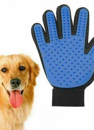 Перчатка для вычесывания шерсти pet glove mod-208