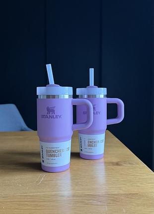 Термочашка з нержавіючої сталі stanley quencher protour flip straw tumbler with leakproof lid