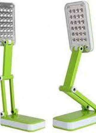 Настільна лампа kamisafe km-6668c, 24 led, світлодіодна