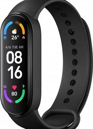 Фітнес-браслет xiaomi mi smart band 7 black, фітнес трекер м7, глобал