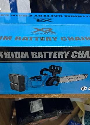 Акумуляторна ланцюгова пила lithium chain saw-16" мобільна пила для саду та будівництва